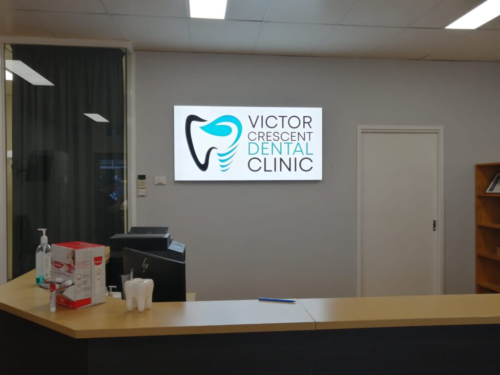 The reception of victor crescent dental clinic in narre warren