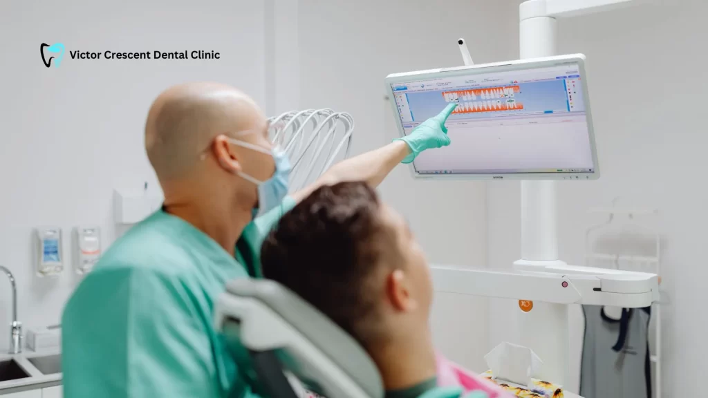 Dental Clinic in Narre Warren team reviewing digital x-rays for comprehensive patient diagnosis