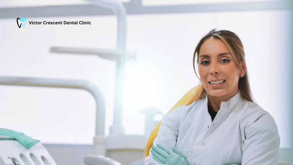 Dentist in Berwick speaking gently to a nervous patient to manage anxiety and ensure comfort.